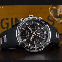 Load image into Gallery viewer, RHYTHM Men's Solar Energy Fashion Environmental Protection Solar Watch Black ES1401R05