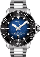 Load image into Gallery viewer, Tissot Men's Seastar 2000 Professional Swiss Automatic Diving Watch Blue with Stainless Steel Strap, 22 (Model: T1206071104101)