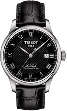 Load image into Gallery viewer, Tissot Men's Le Locle Stainless Steel Dress Watch Black T0064071605300