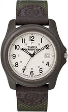 Load image into Gallery viewer, Timex Men's T49101 Expedition Camper Green Nylon/Leather Strap Watch