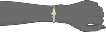 Load image into Gallery viewer, Armitron Women's 75/3313CHGP Oval Faceted Wall-to-Wall Crystal Gold Tone Bracelet Watch