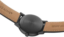 Load image into Gallery viewer, Mondaine SBB Wrist Watch for Men (MSE.40111.LB) Swiss Made, Railway Clock Design, Black Leather Strap, Black Stainless Steel Case