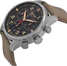 Load image into Gallery viewer, Alpina Startimer Pilot Chronograph Grey Dial Fabric Mens Watch AL-372BGR4S6