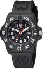 Load image into Gallery viewer, Luminox Navy Seal Mens Watch Black Dial (XS.3501/3500 Series): 200 Meter Water Resistant + Light Weight Carbon Case and Band + Constant Night Visibility