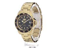 Load and play video in Gallery viewer, Invicta Men's Pro Diver 37.5mm Gold Tone Stainless Steel Quartz Watch, Gold/Black (Model: 8936)