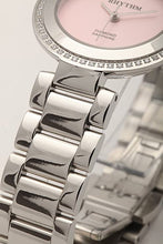 Load image into Gallery viewer, Rhythm Ladies Silver Link Diamond Sapphire L1202S 02