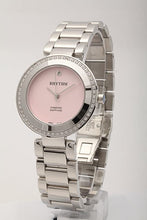 Load image into Gallery viewer, Rhythm Ladies Silver Link Diamond Sapphire L1202S 02