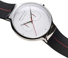 Load image into Gallery viewer, BERING Time | Men's Slim Watch 15542-404 | 42MM Case | Max René Collection | Silicone Strap | Scratch-Resistant Sapphire Glass | Minimalistic - Designed in Denmark