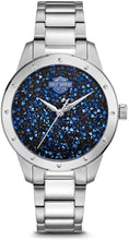 Load image into Gallery viewer, Harley-Davidson Women's Blue Crystal Rock Sparkles Stainless Steel Watch 76L188