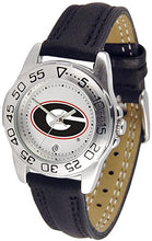 Load image into Gallery viewer, Georgia Bulldogs UGA NCAA Womens Leather Wrist Watch