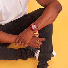 Load image into Gallery viewer, Armitron Sport Men's 40/8284RDBK Digital Chronograph Matte Red Resin Strap Watch