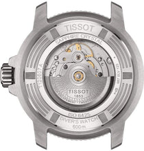 Load image into Gallery viewer, Tissot Mens Tissot Seastar 2000 Professional Powermatic 80 316L Stainless Steel case Automatic Watch, Black, Rubber, 22 (T1206071744101)