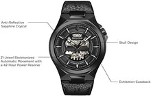 Load image into Gallery viewer, Bulova Classic Automatic Mens Stainless Steel with Black Leather StrapMaquina, Black (Model: 98A238)