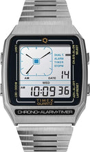 Load image into Gallery viewer, Timex 32.5 mm Q LCA Timex Reissue Digital LCA Stainless Steel