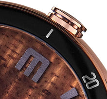 Load image into Gallery viewer, "The Waterman" Hawaiian Koa Wood Watch (47mm, Rose-Gold & Silicone)