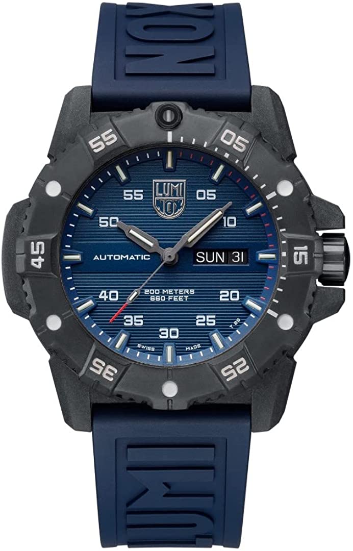 Luminox Master Carbon Seal Automatic Blue Swiss Made Watch XS.3863