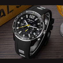 Load image into Gallery viewer, RHYTHM Men's Solar Energy Fashion Environmental Protection Solar Watch Black ES1401R05
