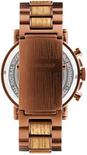Load image into Gallery viewer, Original Grain Wood Wrist Watch | Alterra Collection 44MM Chronograph Watch | Wood and Stainless Steel Watch Band | Japanese Quartz Movement | Whiskey Barrel Wood