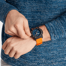 Load image into Gallery viewer, Luminox XS.3603 Navy Seal Mens Watch 45mm Blue Display Orange Band 3600 Series 200 Meter Water Resistant Hardened Mineral Glass Light Weight Carbon Case
