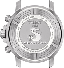 Load image into Gallery viewer, Tissot Mens Tissot Seastar 1000 Quartz Chronograph 316L Stainless Steel case Swiss Quartz Watch, Grey, Stainless Steel, 22 (T1204171104103)