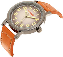 Load image into Gallery viewer, Wrangler Unisex Watch, 42mm with Natural Band & White Stitching, Oversized Crown, Water Resistant