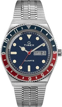 Load image into Gallery viewer, Timex 38 mm Q Timex Reissue Stainless Steel Case Blue Dial Stainless Steel Bracelet