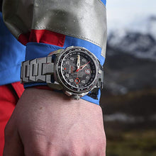 Load image into Gallery viewer, Luminox ICE SAR Arctic Mens Wrist Watch 46mm Stainless Steel Case and Bracelet Silver Black (XL.1202): 200 M Water Resistant + Sapphire Crystal + Bi-Directional Rotating Bezel