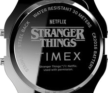 Load image into Gallery viewer, Timex X Stranger Things Watch Timex T80 34mm Stainless Steel TW2V50900YB
