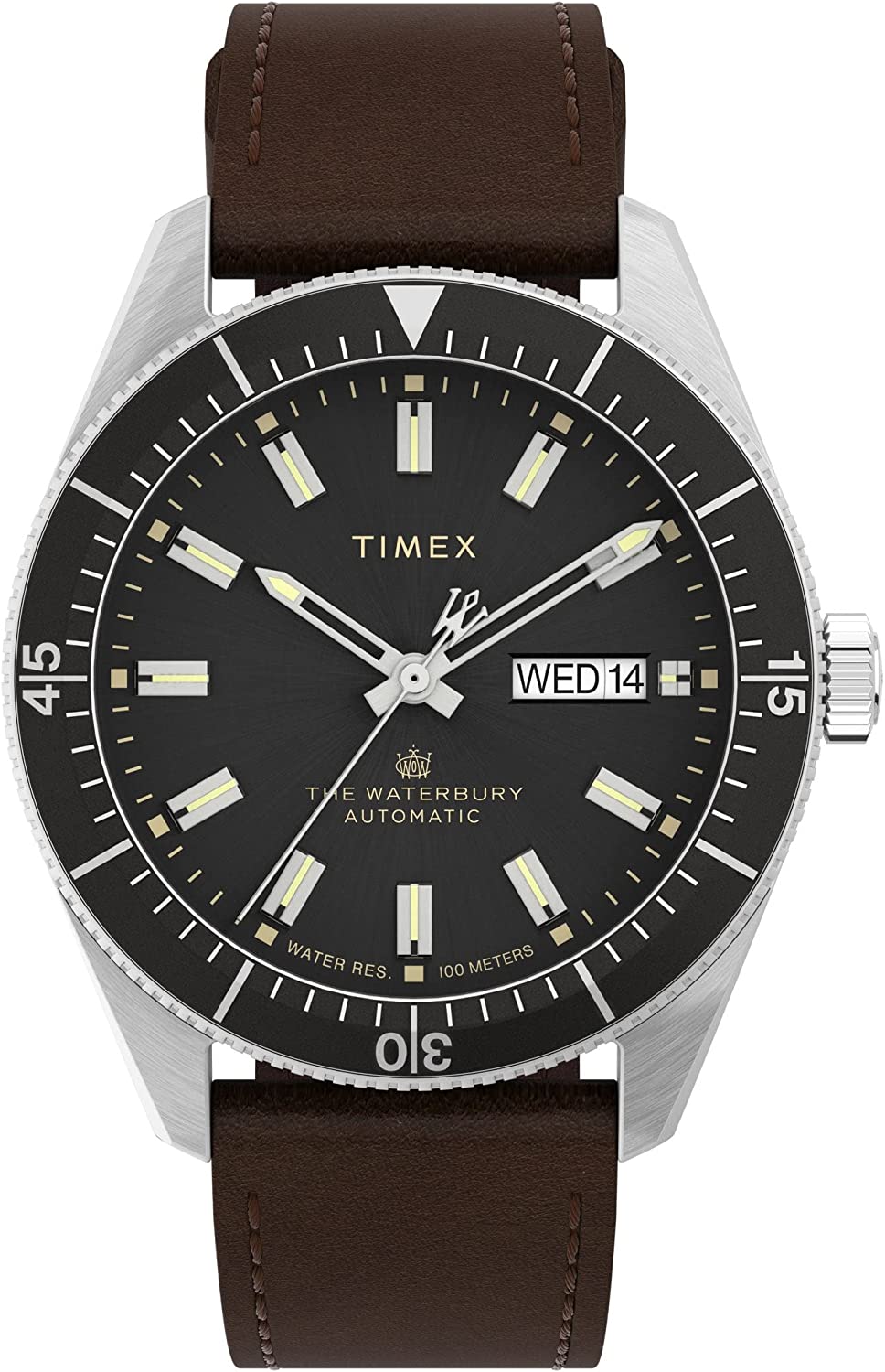 Timex Men's Waterbury Dive Automatic 40mm TW2V24800ZV Watch