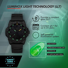 Load image into Gallery viewer, Luminox Pacific Diver 3121.BO Sea Series Mens Black Watch