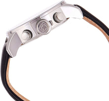 Load image into Gallery viewer, Invicta Men's Connection Stainless Steel Quartz Watch with Leather Calfskin Strap, Black, 22 (Model: 24736)
