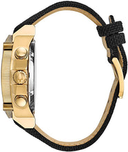 Load image into Gallery viewer, Bulova Precisionist Chronograph Mens Watch, Stainless Steel with Black Nylon Strap, Gold-Tone (Model: 97B178)