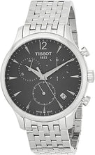 Load image into Gallery viewer, Tissot Men's T063.617.11.067.00 Stainless Steel Bracelet Chronograph Watch with Gray Dial and Date