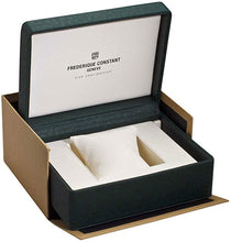 Load image into Gallery viewer, Frederique Constant Slimline Silver Dial Gold Tone Steel Brown Leather Strap Quartz Men's Watch FC-245M5S5