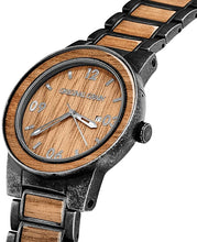 Load image into Gallery viewer, Original Grain Koa Stonewashed Wood Watch - Barrel Collection Analog Wrist Watch - Japanese Quartz Movement - Wood and Stainless Steel - Water Resistant - Hawaiian Koa Wood Watches for Men - 47MM
