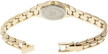 Load image into Gallery viewer, Armitron Women's 75/3313CHGP Oval Faceted Wall-to-Wall Crystal Gold Tone Bracelet Watch