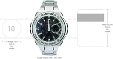 Load image into Gallery viewer, Casio Men's G SHOCK Quartz Watch with Stainless-Steel Strap, Silver, 25.85 (Model: GST-S110D-1ADR (G604)