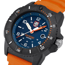 Load image into Gallery viewer, Luminox XS.3603 Navy Seal Mens Watch 45mm Blue Display Orange Band 3600 Series 200 Meter Water Resistant Hardened Mineral Glass Light Weight Carbon Case