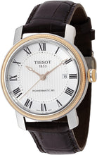 Load image into Gallery viewer, Tissot Bridgeport Powermatic 80 Brown Leather Men's Watch T0974072603300