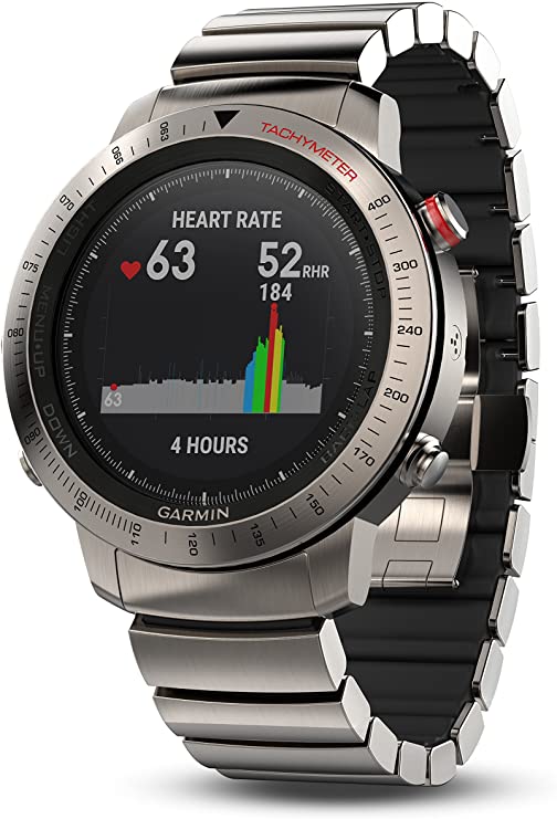 Garmin, Fenix Chronos, Watch, Titanium with Brushed Titanium Band