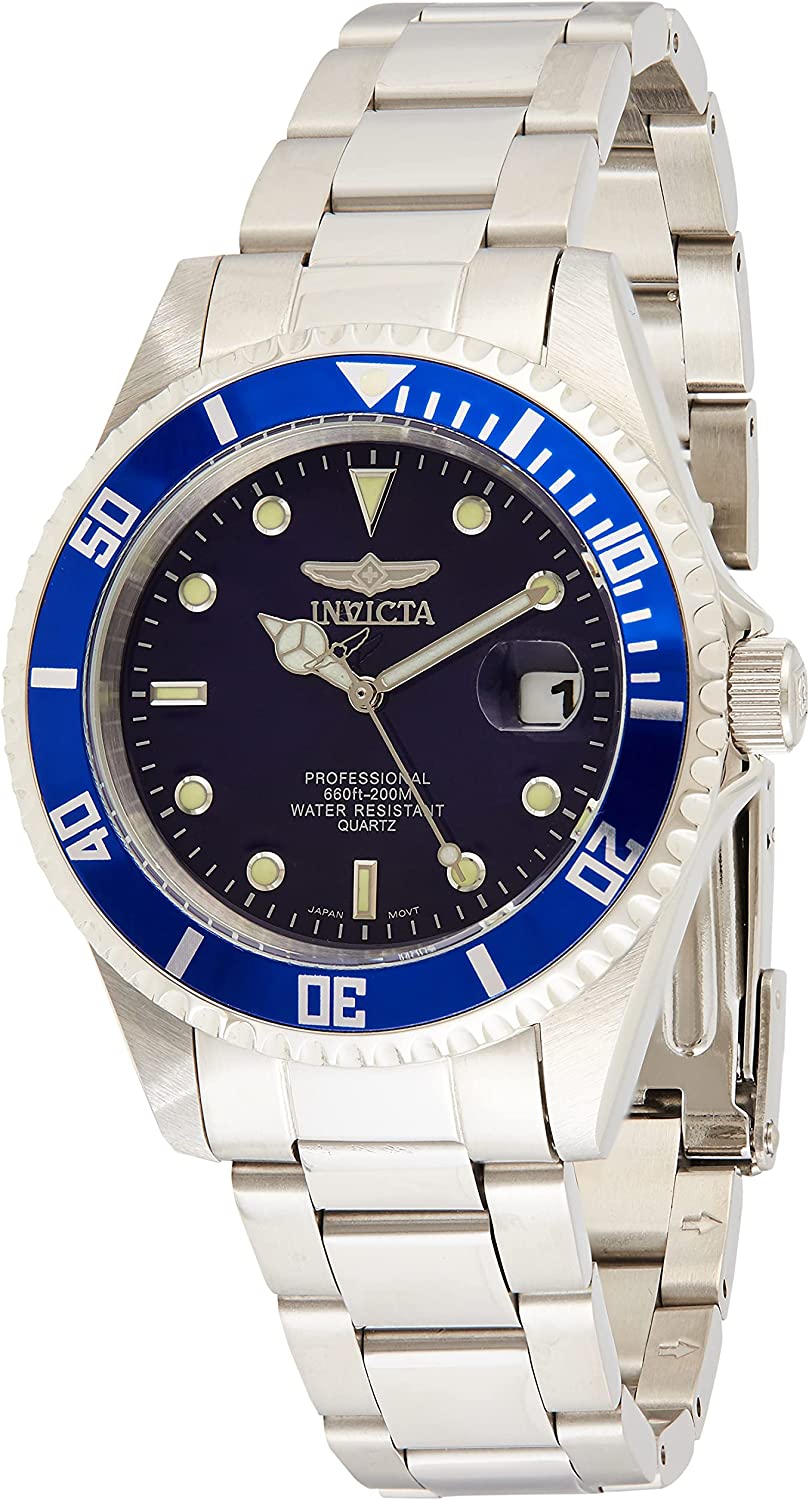Invicta Men's 9204 Pro Diver Analog Display Quartz Silver Watch