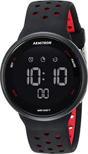 Load image into Gallery viewer, Armitron Sport Unisex 40/8423BRD Red Accented Digital Chronograph Black Silicone Strap Watch