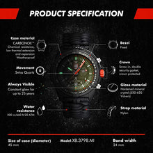 Load image into Gallery viewer, Luminox Limited Edition Bear Grylls 3798 Wrist Watch | Black/Green