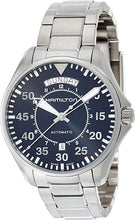 Load image into Gallery viewer, Hamilton Men's 'Khaki Aviation' Swiss Automatic Stainless Steel Dress Watch, Color:Silver-Toned (Model: H64615135)