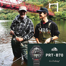 Load image into Gallery viewer, Casio Men's Pro Trek Quartz Sport Watch with Resin Strap, Black, 22.5 (Model: PRT-B70-1CR)