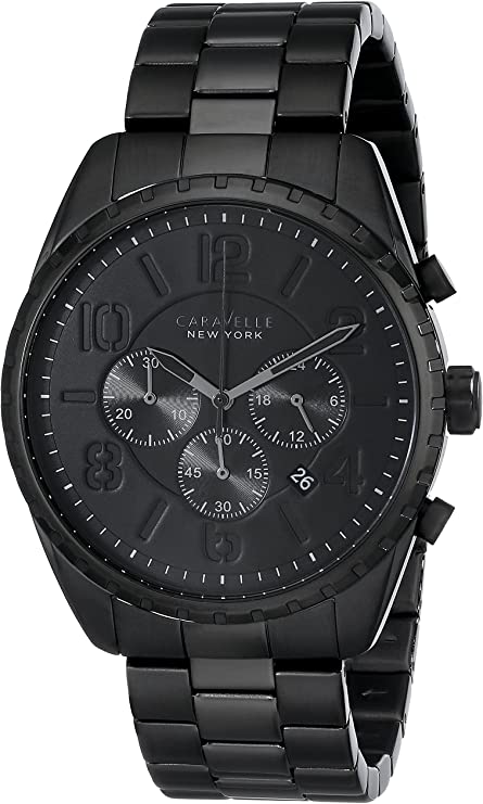 Caravelle New York by Bulova Rose Gold Tone Chronograph  Carvelle New York watch display picture 1