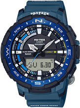 Load image into Gallery viewer, Casio Men&#39;s Pro Trek Quartz Sport Watch with Resin Strap, Blue, 22.5 (Model: PRT-B70-2CR)
