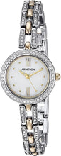 Load image into Gallery viewer, Armitron Women&#39;s 75/5528MPTTST Swarovski Crystal Accented Two-Tone Watch and Bracelet Set

