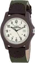 Load image into Gallery viewer, Timex Men's T49101 Expedition Camper Green Nylon/Leather Strap Watch
