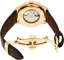 Load image into Gallery viewer, Tissot Mens Chemin des Tourelles Powermatic 80 COSC 316L Stainless Steel case with Rose Gold PVD Coating Swiss Automatic Watch, Brown, Leather, 21 (T0994083603800)